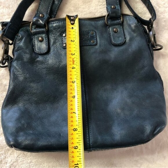 Blue Leather Shoulder Bag - Picture 11 of 16
